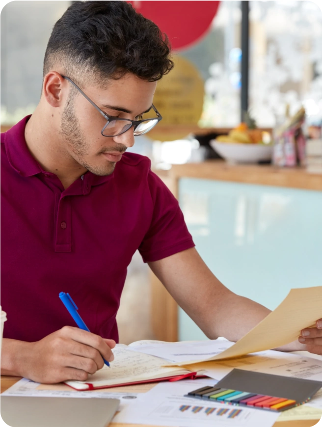 Person responding their debt lawsuit